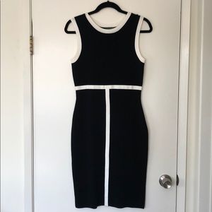 Ralph Lauren Black/White Midi Dress